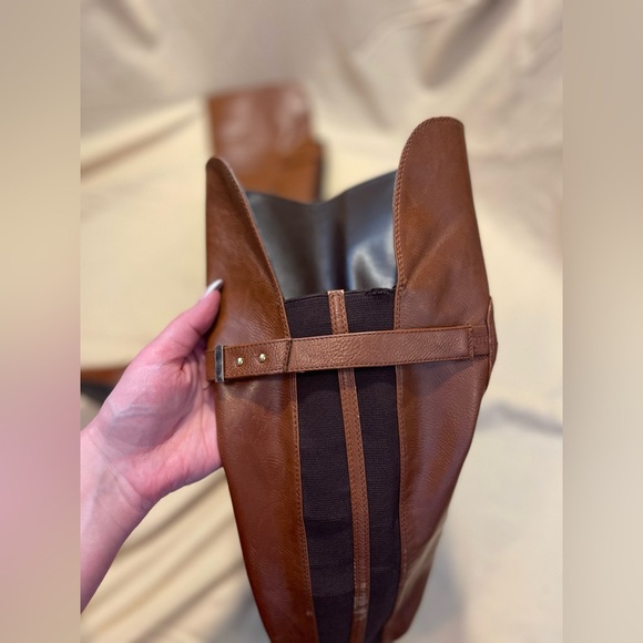 Brown Knee-High Riding Boots - Picture 5 of 10